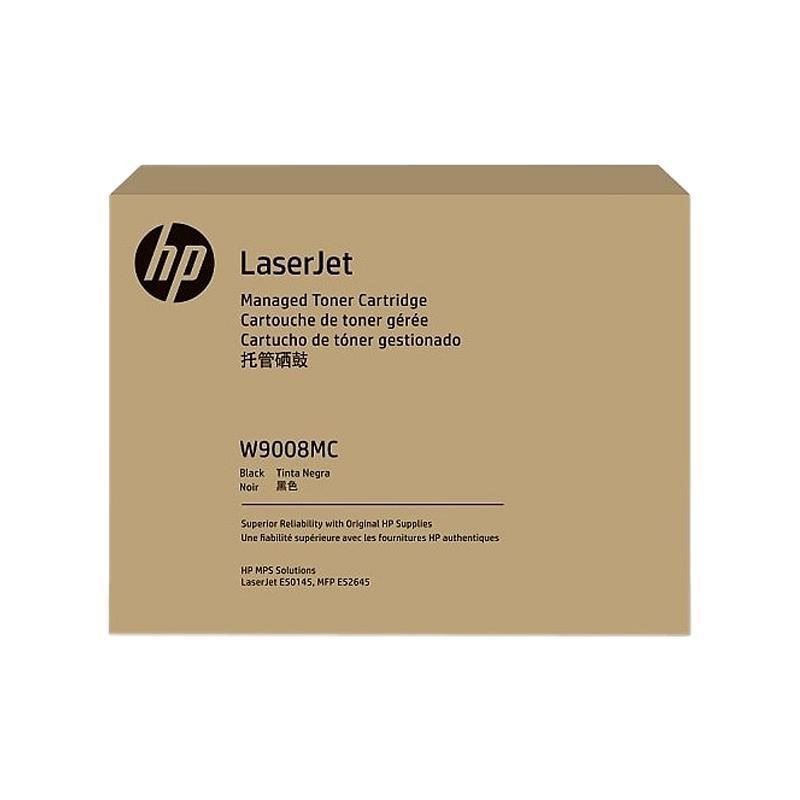 Prednja strana kartonske ambalaže HP W9008MC crnog laserskog tonera marke HP