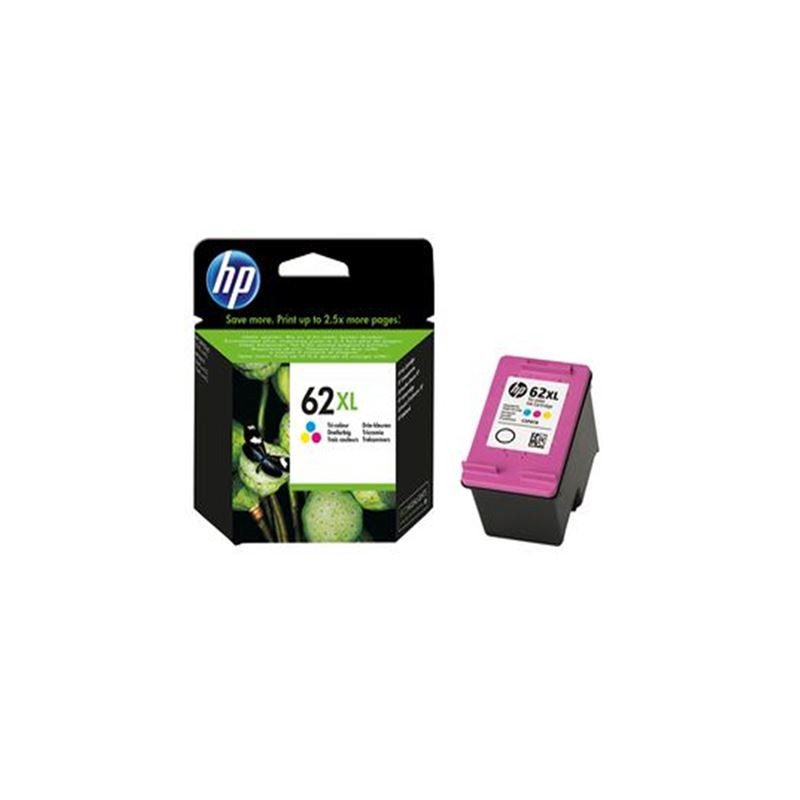 HP 62XL trobojna tinta u originalnoj kutiji s vidljivom oznakom proizvoda