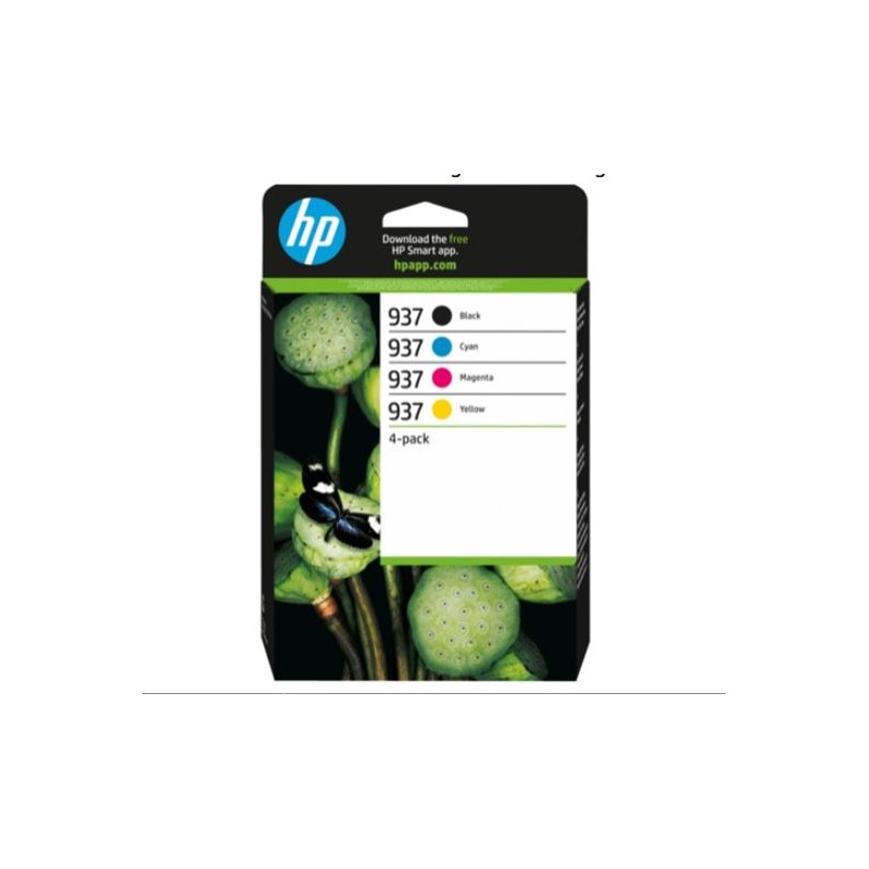 HP 6C400NE no.937 CMYK originalna tinta u višebojnom pakiranju