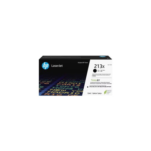 Prednja strana kutije crnog tonera HP W2130X kapaciteta 9000 stranica