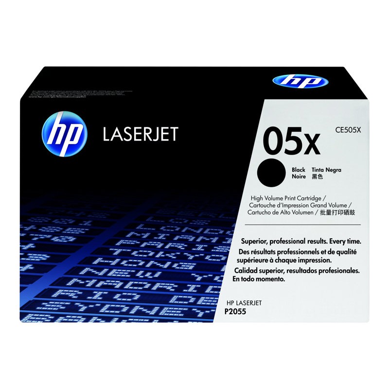 Originalno kutijasto pakiranje za HP CE505X 05X crni toner visokog kapaciteta
