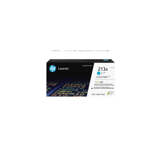 Prednja strana kutije HP W2131A cijan toner s vidljivim nazivom i oznakom
