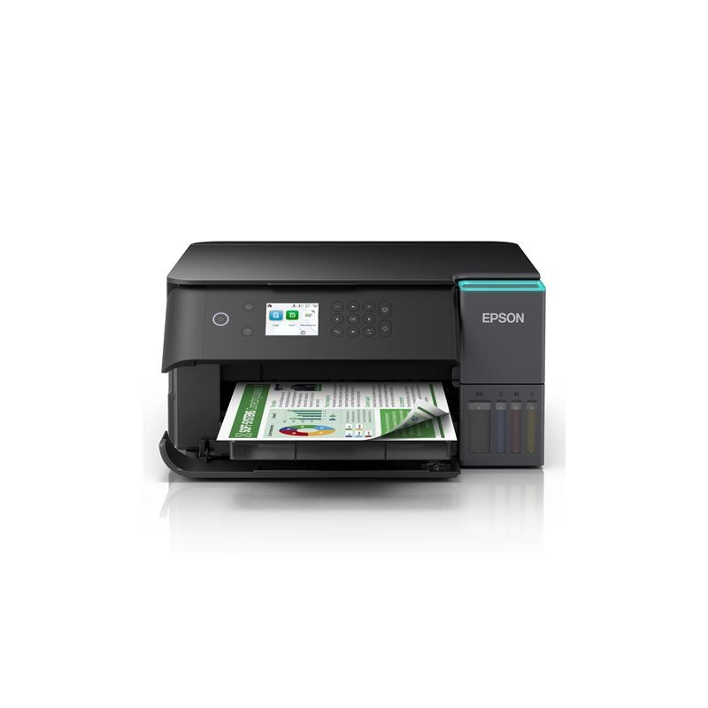 Epson L6360 multifunkcijski tintni pisač prikazan sprijeda s integriranim spremnicima tinte