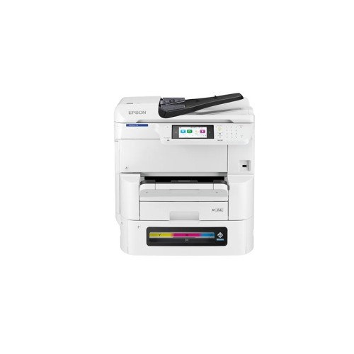 Prednji pogled na Epson WORKFORCE PRO EM-C8100RDWF multifunkcijski tintni pisač