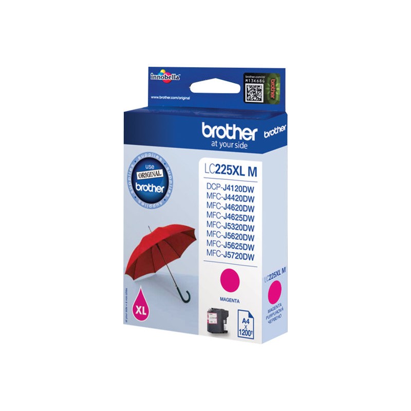 Originalna kutija magenta tinte Brother LC225XLM