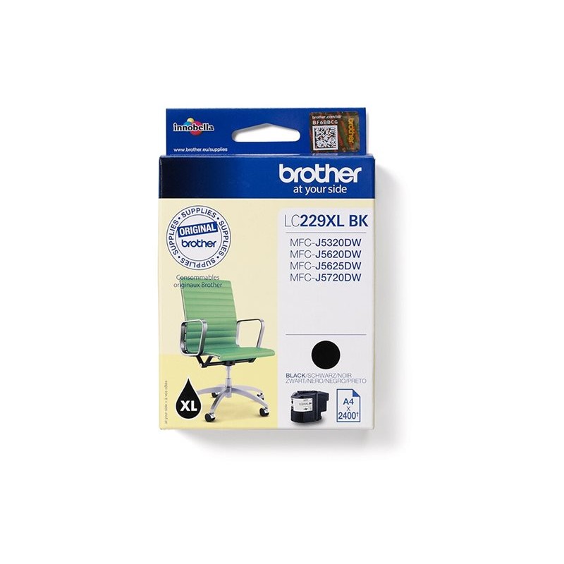 Originalno pakiranje Brother LC229XLBK crne tinte