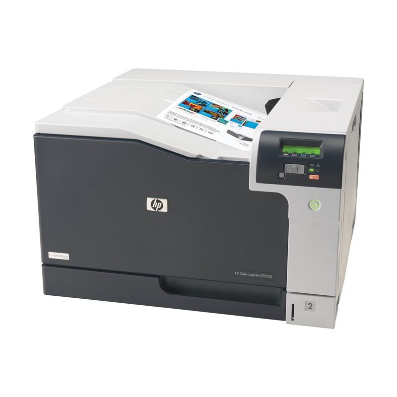 HP Color LaserJet Professional CP5225dn pisač s otisnutim dokumentom