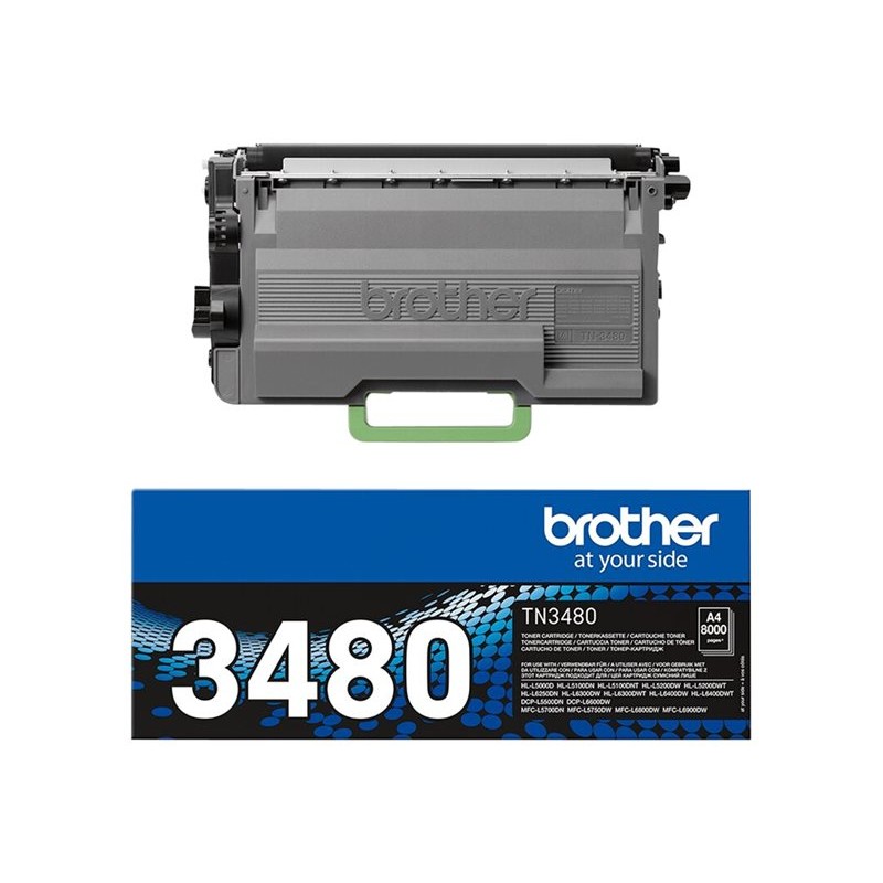 Brother TN3480 crni toner i originalno pakiranje
