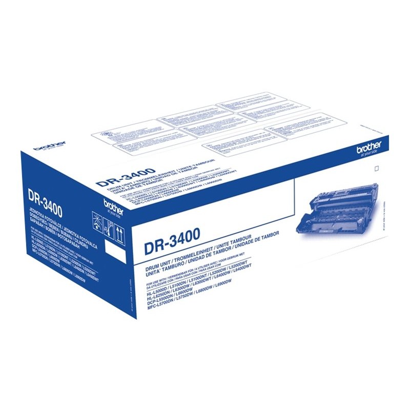 Ambalaža originalnog Brother DR3400 bubnja izbliza