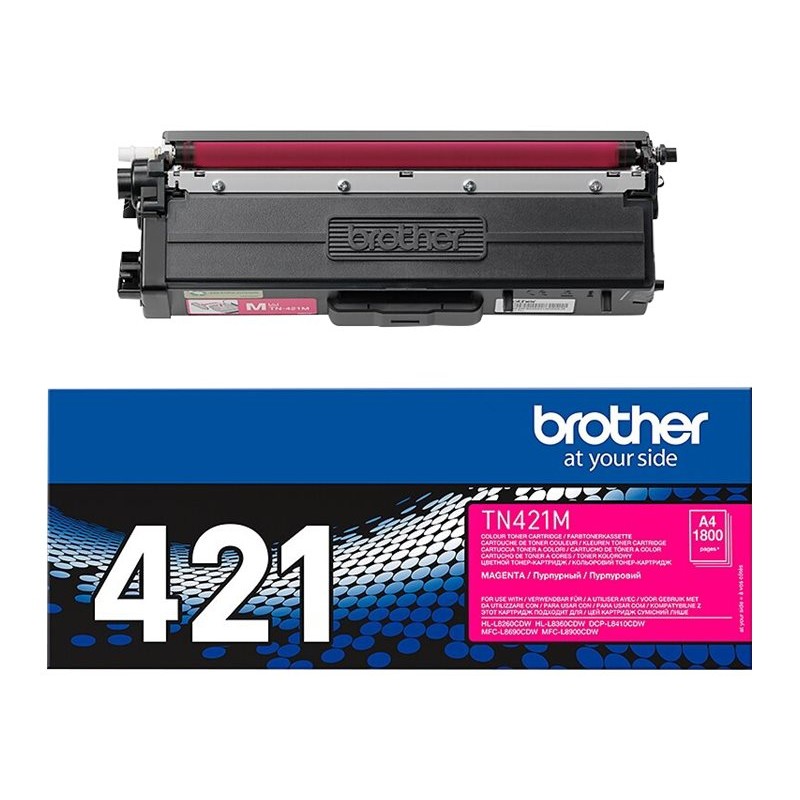 Brother TN421M magenta toner i kutija