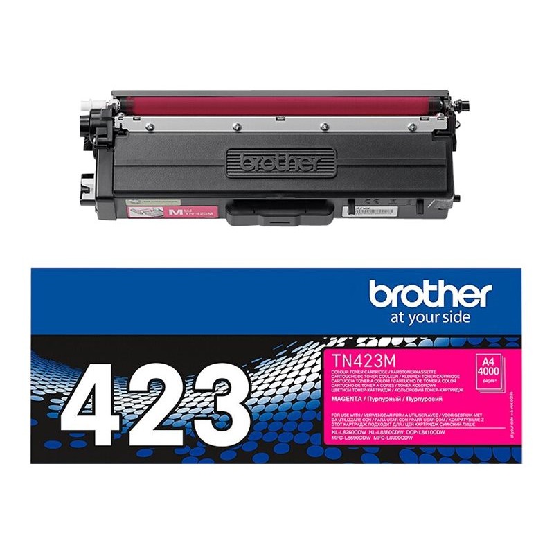 Brother TN423M magenta toner uz kutiju