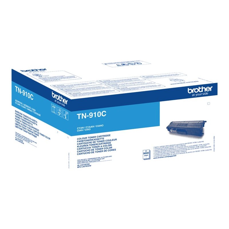 Pakiranje originalnog Brother TN910C cijan tonera