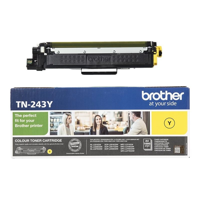 Brother TN243Y žuti toner s originalnim pakiranjem