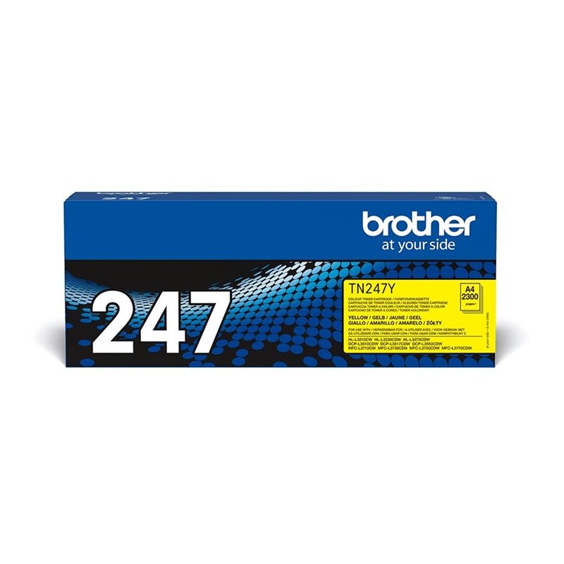 Plavo pakiranje Brother TN247Y žutog tonera
