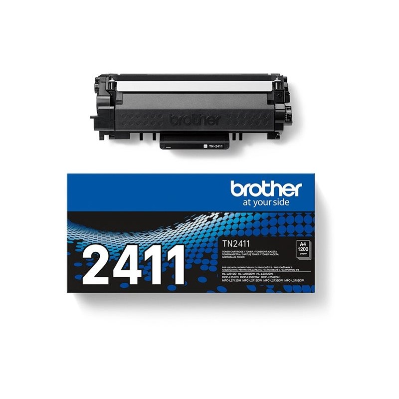 Originalno pakiranje i crni toner Brother TN2411