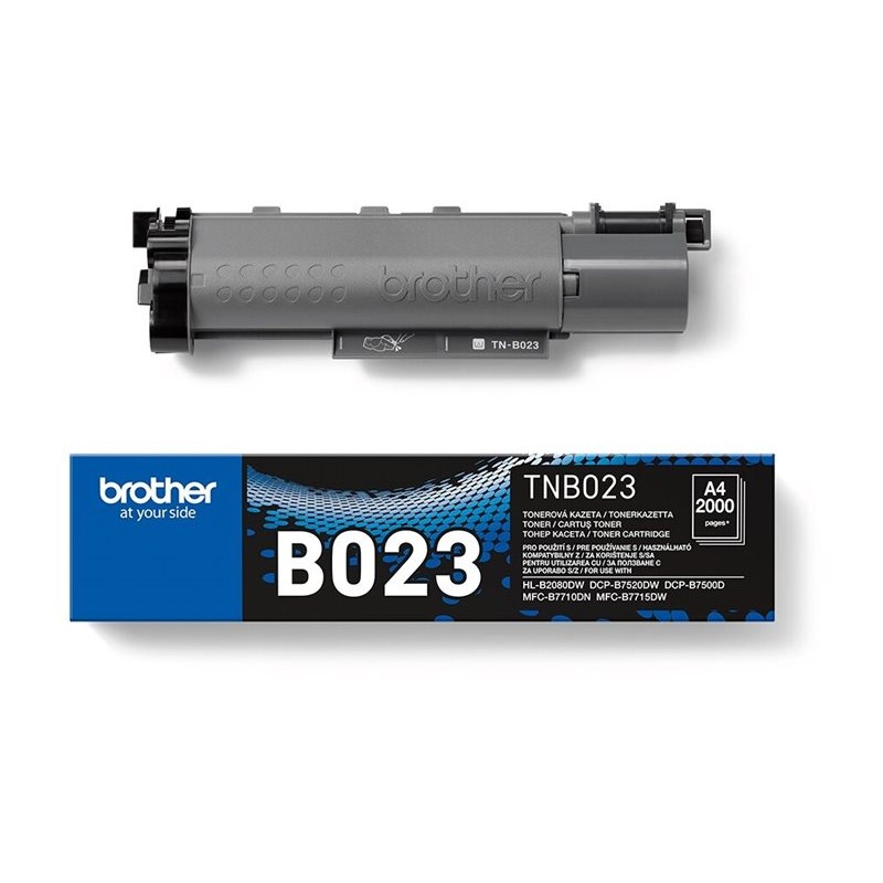 Originalni toner Brother TNB023 pored kutije