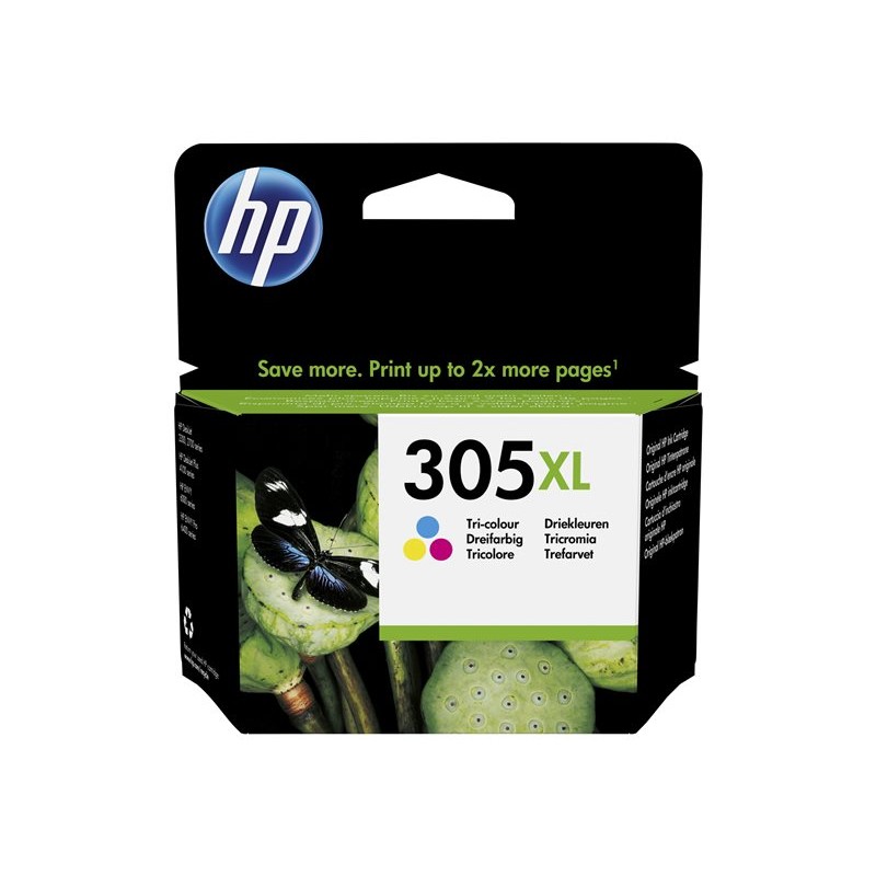 Originalno pakiranje HP 305XL trobojne tinte prikazano sprijeda