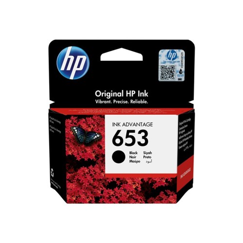 Originalno pakiranje crne tinte HP 653