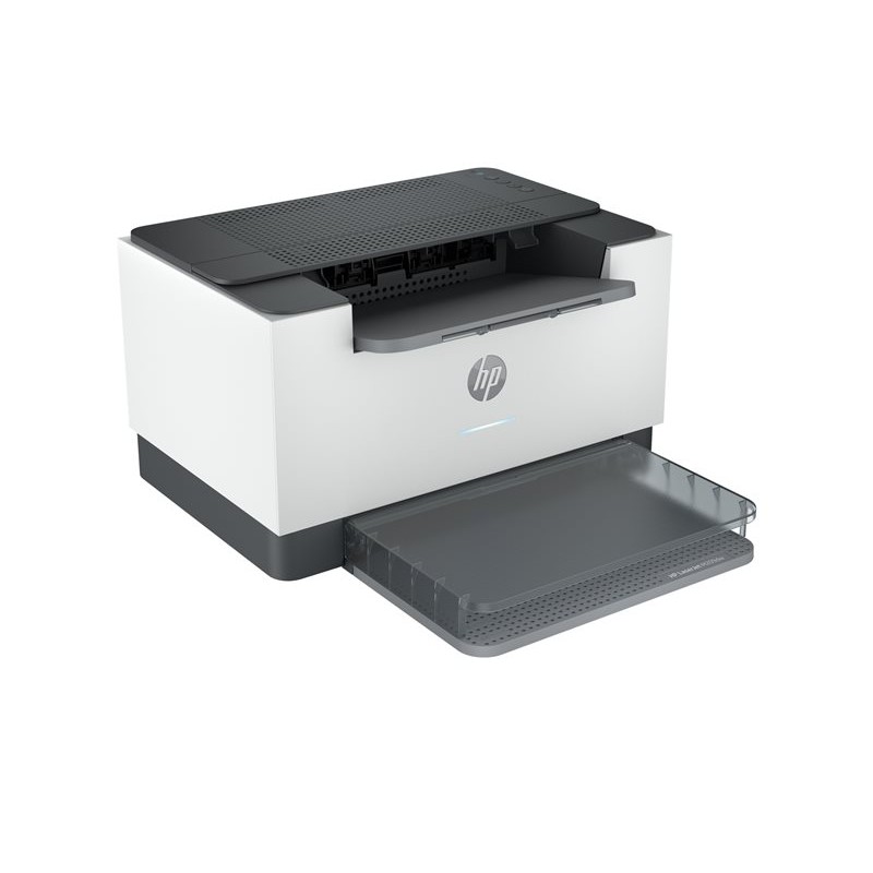 Pogled na HP M209dw crno-bijeli laserski pisač izbliza