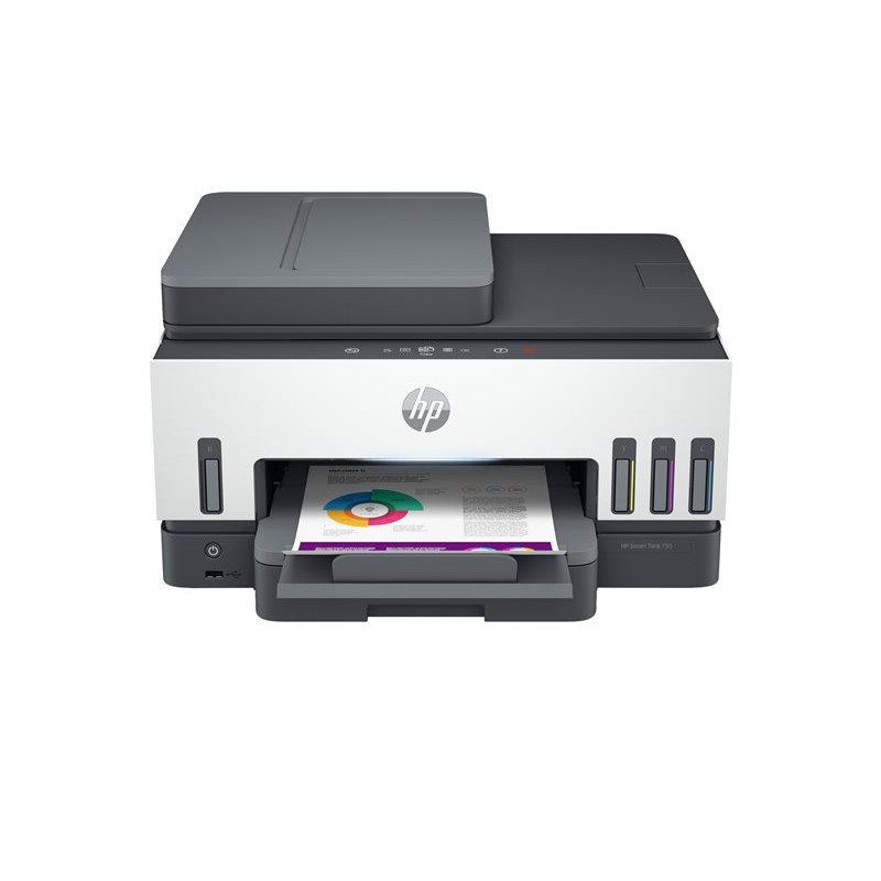 Bočni pogled na HP Smart Tank 790 multifunkcijski pisač