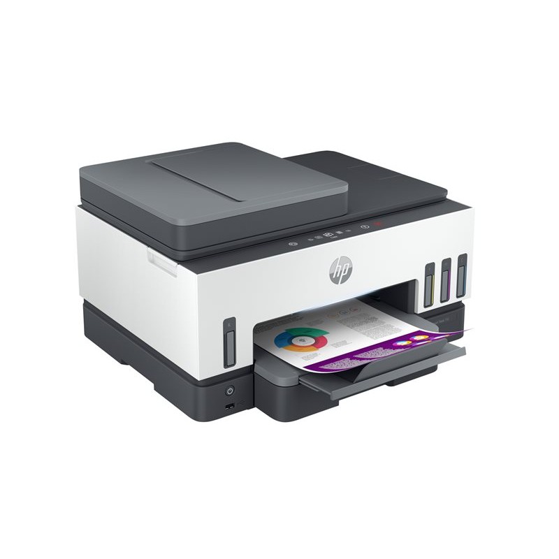 A4 tintni pisač HP Smart Tank 790 u radnom položaju