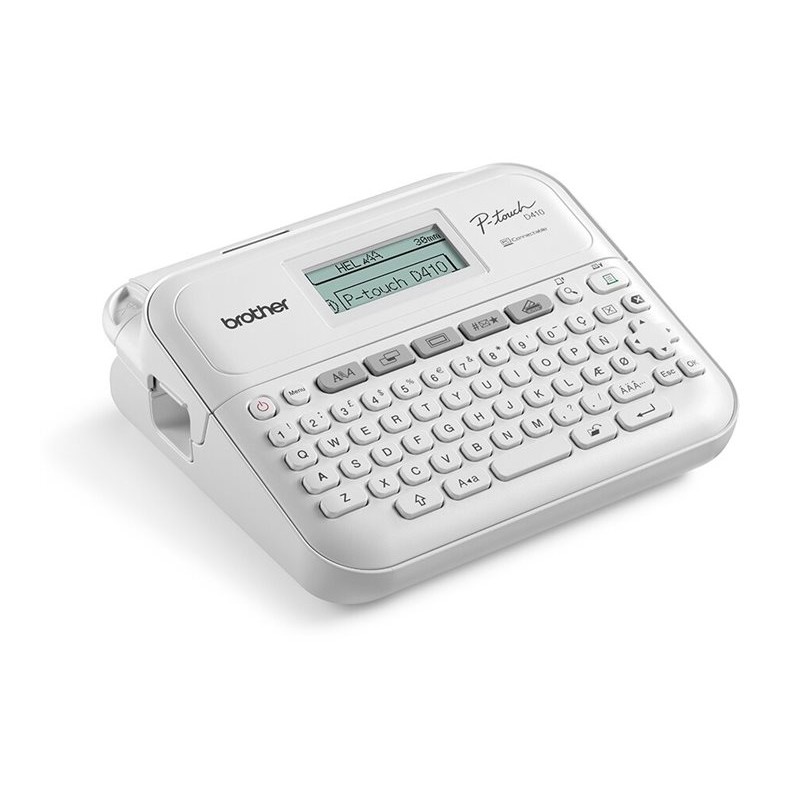 Bijeli Brother PT-D410 pisač s tipkovnicom