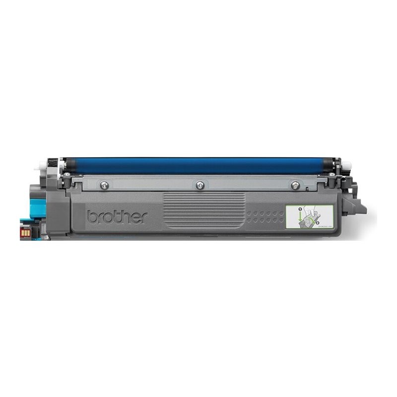 Originalni Brother TN248XLC cijan toner prikazan s prednje strane
