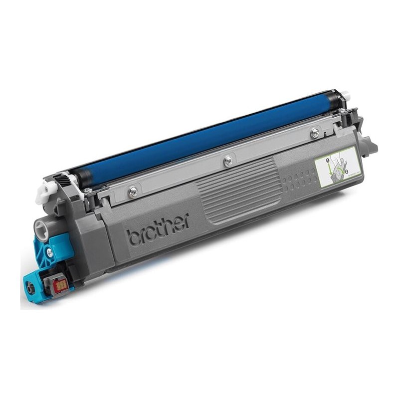 Kosi pogled na originalni Brother TN248XLC cijan toner
