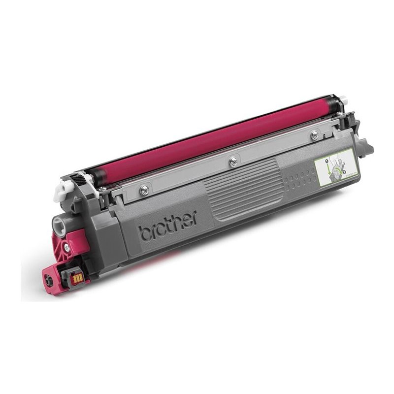 Brother TN248XLM magenta toner, bočni kutni prikaz originalnog spremnika