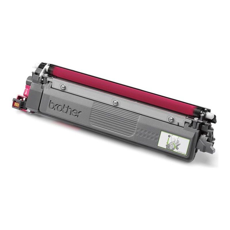 Brother TN248XLM magenta toner, kosi pogled na originalni laserski uložak