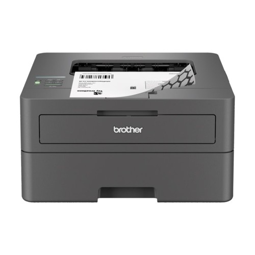 Prednja strana crnog Brother HL-L2442DW laserskog pisača