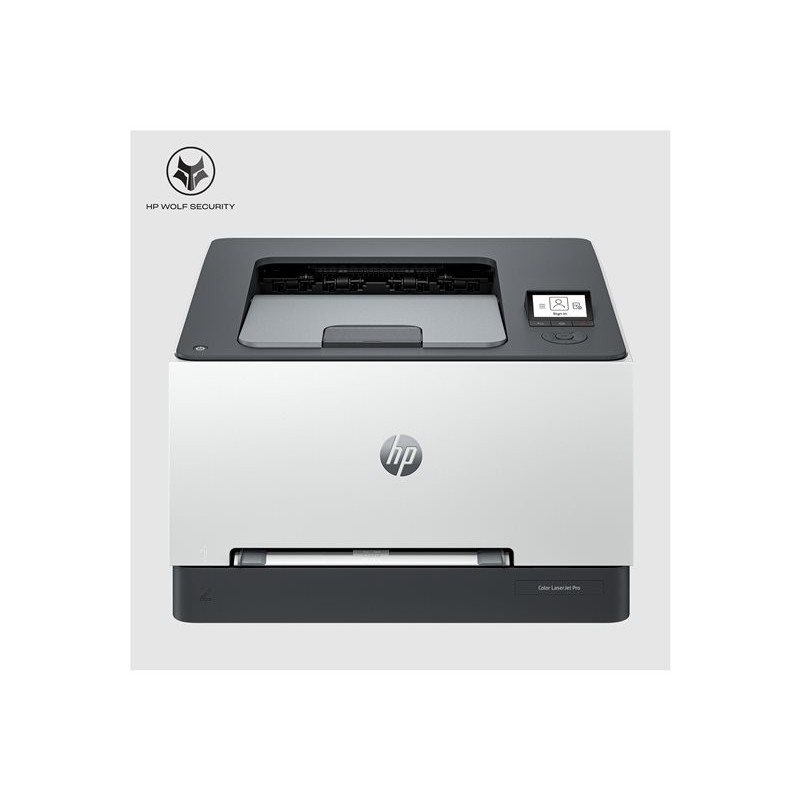 HP Color LaserJet Pro 3202dn laserski pisač u boji na uredskom stolu