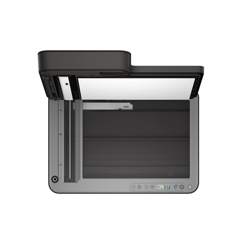 Crni HP DeskJet 4320 AiO tintni pisač izbliza