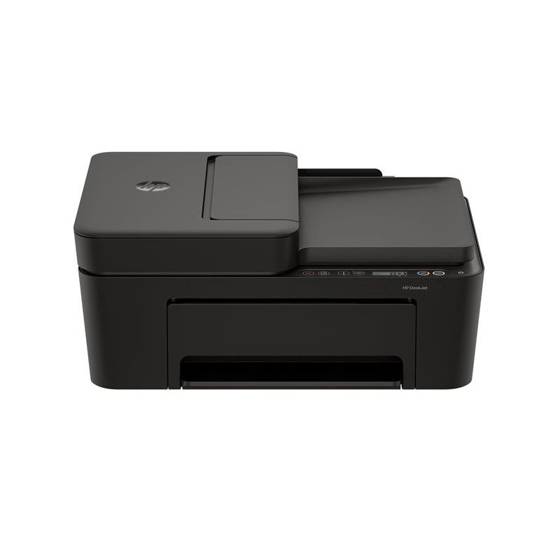 Crni HP DeskJet 4310 multifunkcijski pisač iz kuta