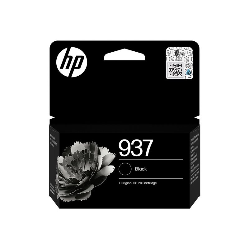 Originalna HP 937 crna tinta u crnom blister pakiranju s jasno vidljivim nazivom