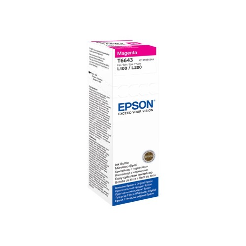 Epson T6643 magenta tinta, originalno pakiranje za tintne pisače