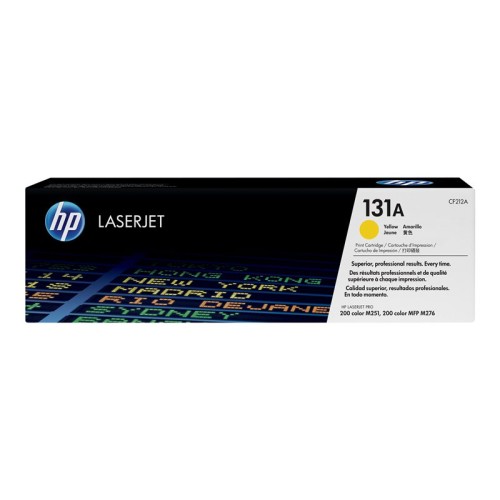 HP 131A žuti originalni toner u crno-bijelom pakiranju