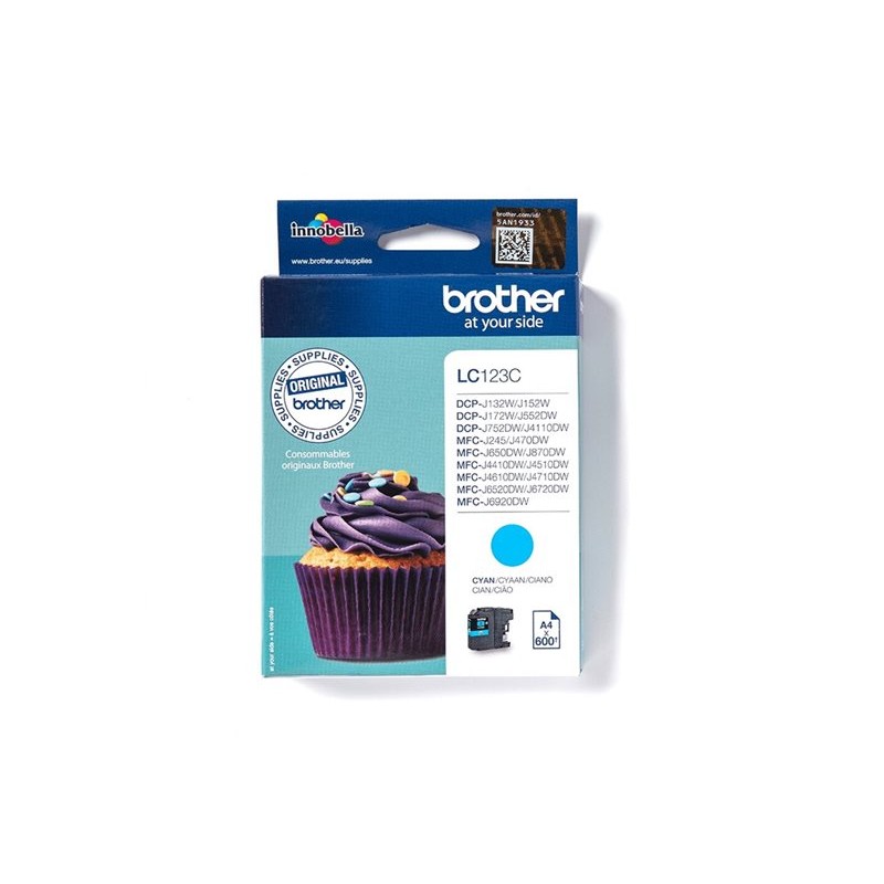 Brother LC123C cijan tinta u originalnoj kutiji