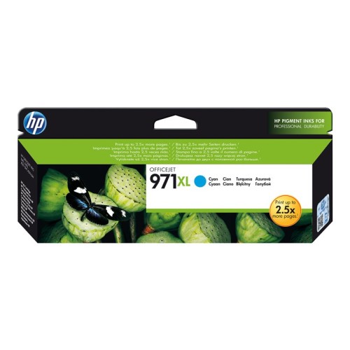 HP 971XL cijan tinta, prednja strana pakiranja