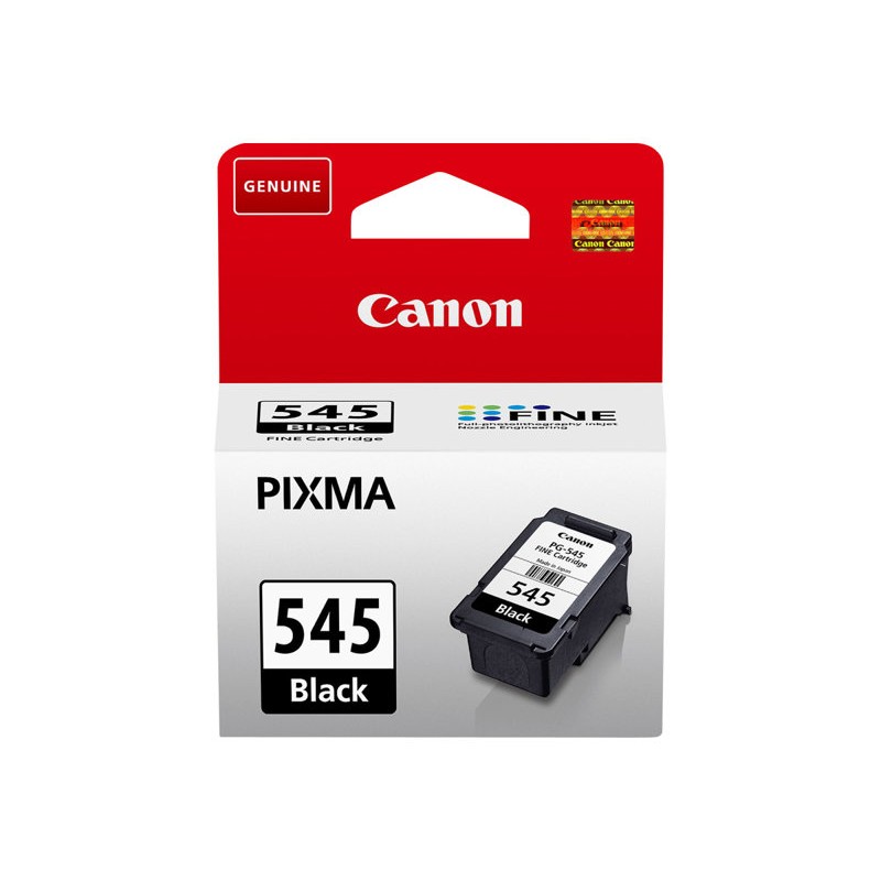Originalno pakiranje Canon PG-545 crne tinte s oznakom modela i uloškom na prednjoj strani