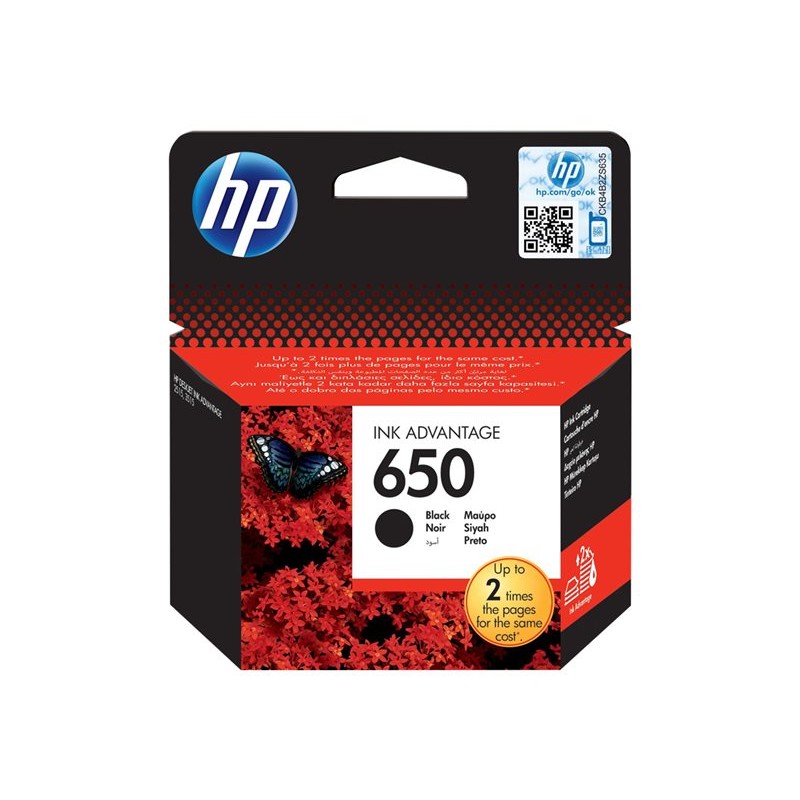 Uzorci ispisa za HP 650 tintu