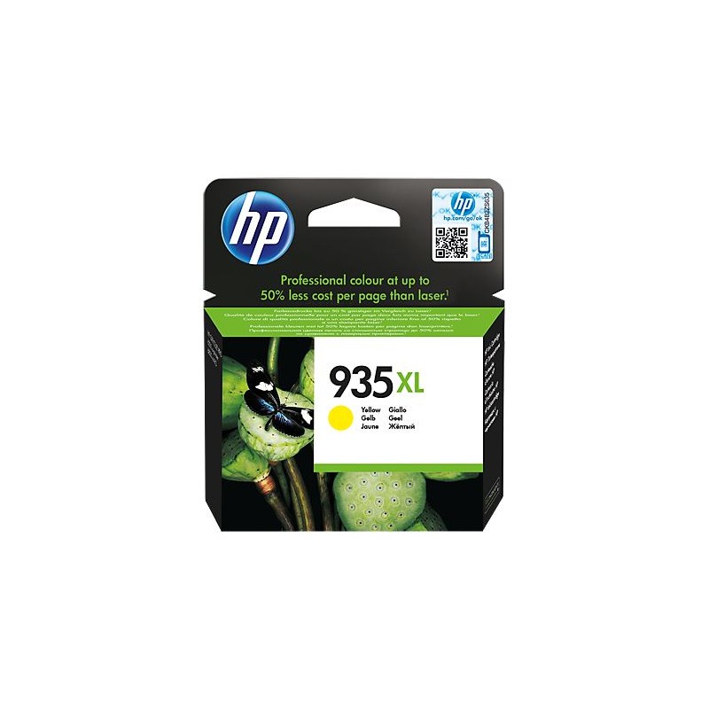 Prednja strana ambalaže za HP 935XL žutu tintu
