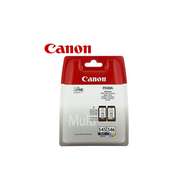 Originalno pakiranje Canon PG-545 i CL-546 tinte u boji i crnoj