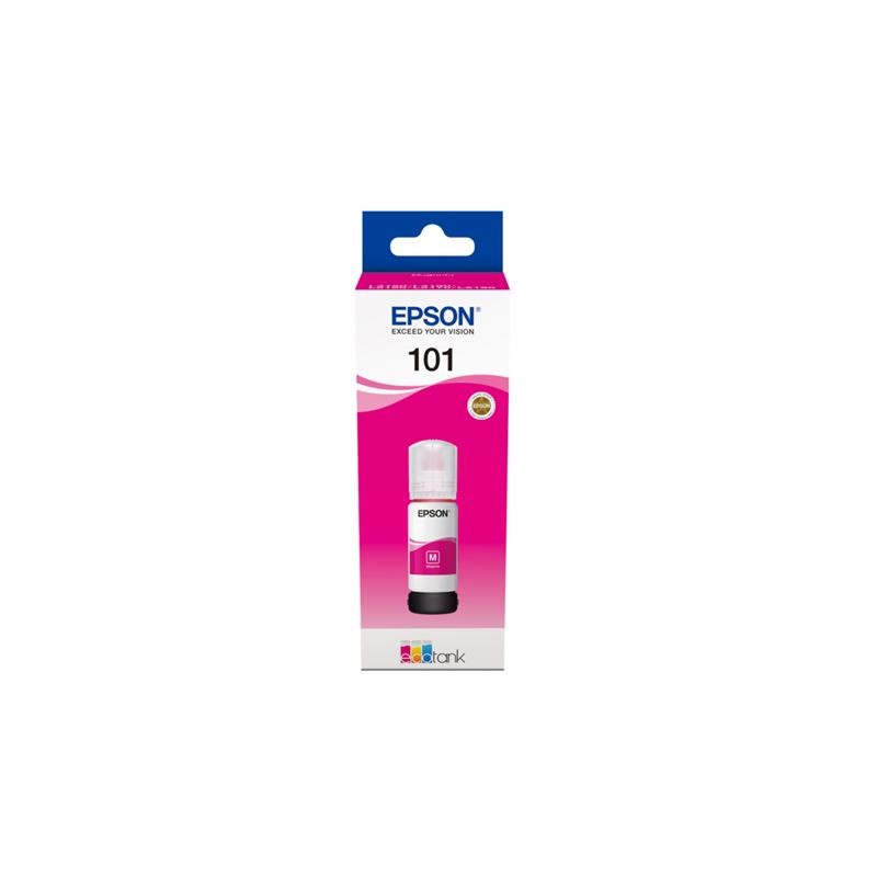 Originalno pakiranje magenta tinte Epson 101 s prikazom bočice
